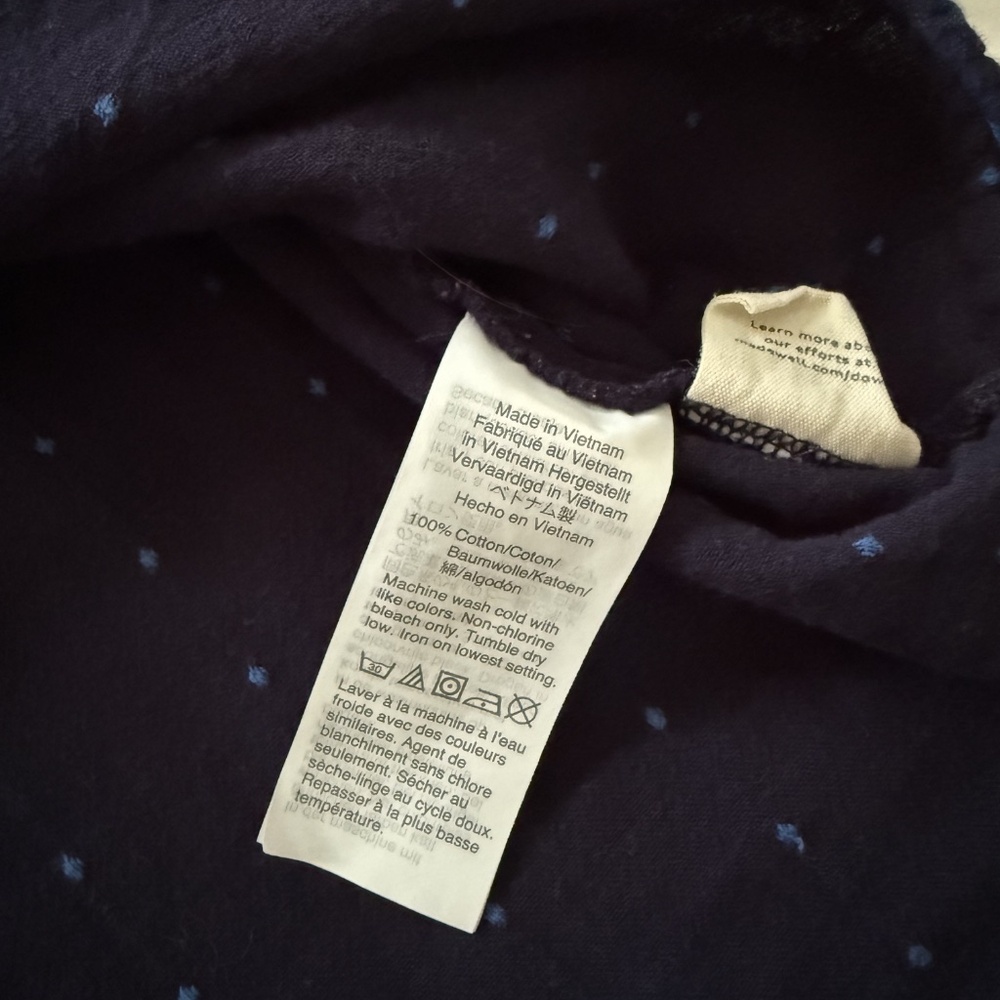 Madewell Blue Plaid Poplin Shirt - Picture 7 of 7